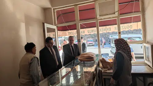 Yeni Kaymakam ve Başkan Esnaf Turunda