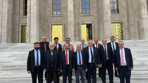 CHP Çorum Heyeti, Kurultay Ziyaretinde TBMM'de Ağırlandı