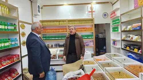 Çarşıda Esnaf Turu Yaptılar