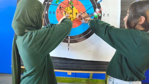 Korkut’ta okçuluk antrenmanları yoğun katılımla sürüyor