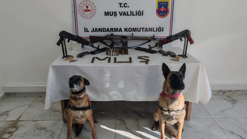 Muş’ta ruhsatsız 3 uzun namlulu silah ele geçirildi