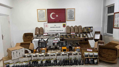 Sakarya’da 151 bin boş, 16 bin dolu makaron ele geçirildi