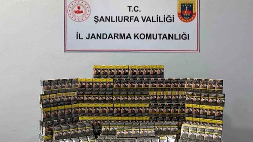 Şanlıurfa’da 5 bin paket kaçak sigara ele geçirildi