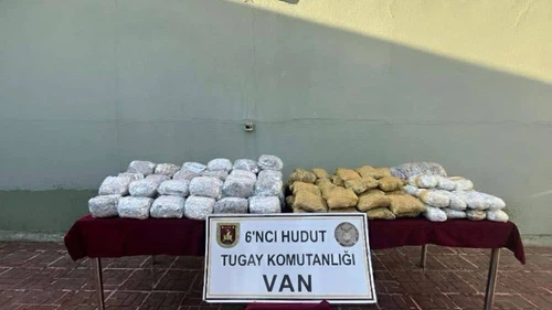 Van sınır hattında 109 kilogram uyuşturucu ele geçirildi