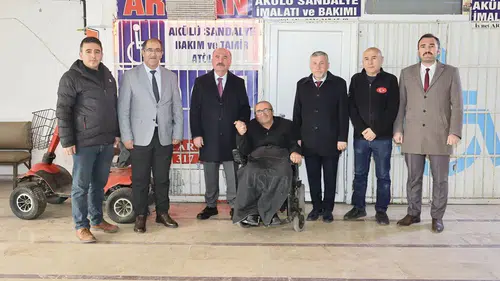 Çalgan, Akülü Sandalye Tamir Atölyesinde