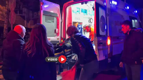 Kazada Sıkıştı, İtfaiye Böyle Kurtardı