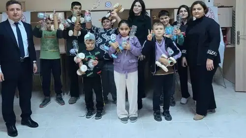 Geri Dönüşümle Hem Öğrendiler Hem Eğlendiler