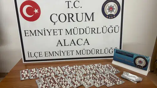 266 Adet Sentetik Ecza Hapı Ele Geçirildi