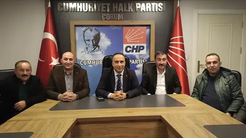 Muhtarlardan CHP’ye Kutlama Ziyareti