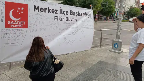 Saadet’ten ‘Fikir Duvarı’ Etkinliği