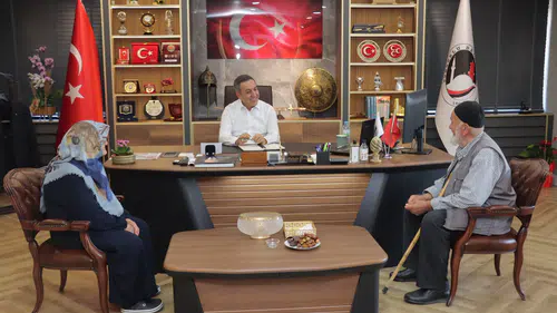 Şehit Aybüke Öğretmenin Ailesini Ağırladı
