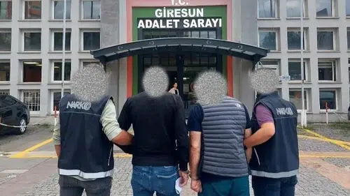 Giresun'da uyuşturucu operasyonunda yakalanan kişi tutuklandı
