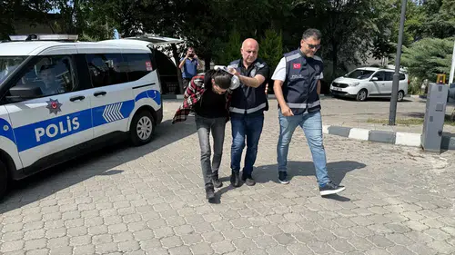 Samsun'da tartıştığı kız arkadaşını darbeden şüpheli yakalandı