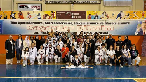Çorum’daki Turnuvada 110 Tekvandocu Yarıştı