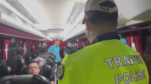 Düzce'de şehirlerarası otobüs terminalindeki işletmeler denetlendi