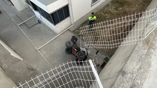 Karabük'te kaza yapan ATV'deki çocuk yaralandı