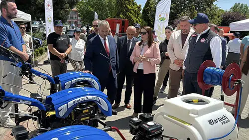 Bartın'da makine ve ekipman dağıtım töreni düzenlendi