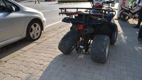 Otomobille Çarpışan Atv Sürücüsü Öldü