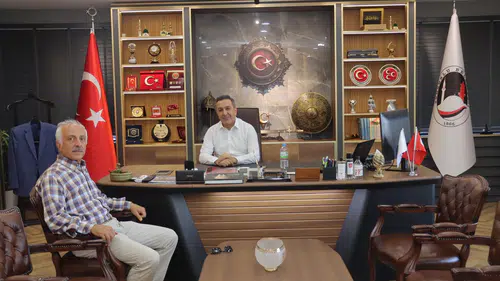 Zeki Gül, Başkan Dere'yi Ziyaret Etti