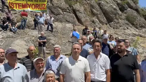 Karakaya Köyündeki Protestolara Destek