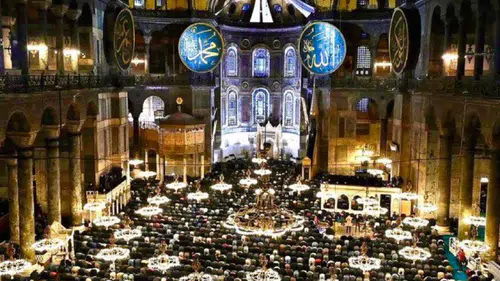 Ahlatcı'dan Ayasofya paylaşımı