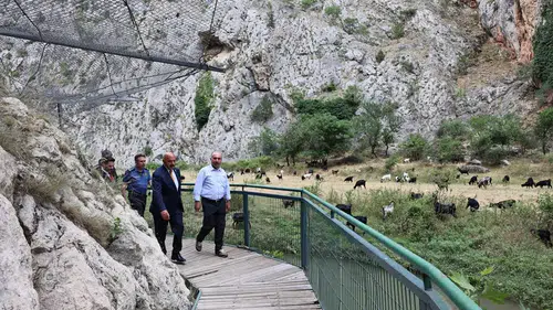 Tarih ve Doğanın Buluştuğu İncesi Kanyonu’nu İnceledi