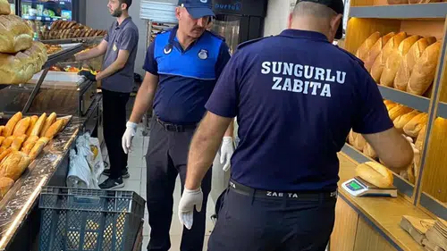 Sungurlu Zabıtasından Fırın ve Pastanelere Denetim