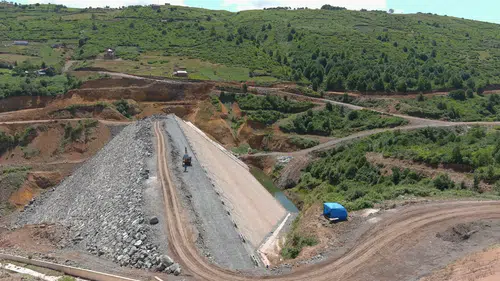 Ordu'da Korgan Barajı'ndaki çalışmalarda sona gelindi