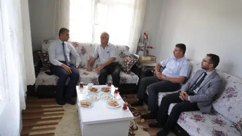 Kaymakam Duman'dan Vefat Eden Personelin Ailesine Taziye Ziyareti