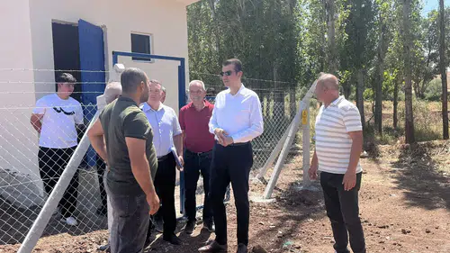 Kaymakam Köksal, Köylerdeki Altyapı Projelerini Yerinde İnceledi