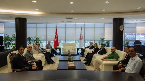 TBMM Plan ve Bütçe Komisyonu Başkanı Muş'tan OMÜ'ye ziyaret