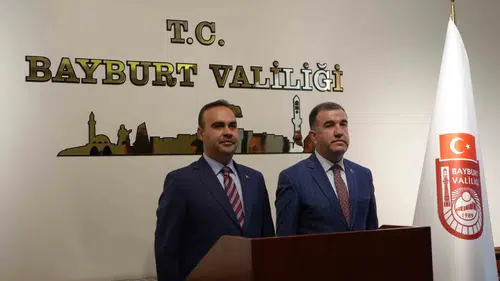 Sanayi ve Teknoloji Bakanı Kacır, Bayburt'ta açılış ve imza töreninde konuştu