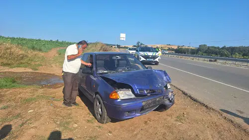 Samsun'da iki otomobil çarpıştı, 6 kişi yaralandı