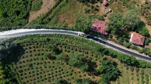 Ordu'da yol çalışması