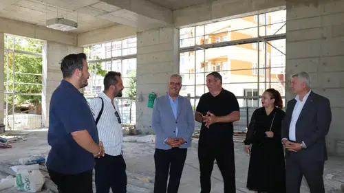 Yeni Baro Binası İnşaatında İnceleme