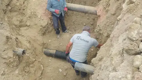 Osmancık'ta Arızalanan Su Hattı Onarıldı