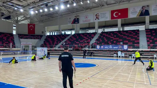 Çorum'da Görme Engelliler Goalball Ligi Heyecanı Başladı