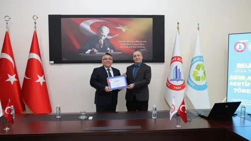 BEUN'de sıfır atık başarıları ödüllendirildi