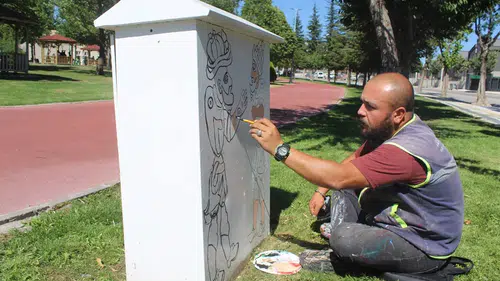 Çorum Sokakları Sanatla Renkleniyor