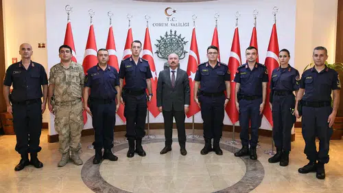 Terfi Eden Jandarma Personelini Kutladı