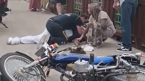 Ordu'da motosikletin çarptığı yaya öldü, sürücü yaralandı
