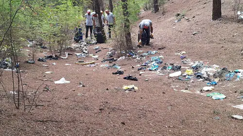 Düztepe Mesire Alanında Kapsamlı Temizlik
