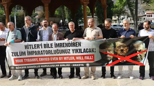 Amasya'dan Filistin'e ve Küresel Sumud Filosu'na destek