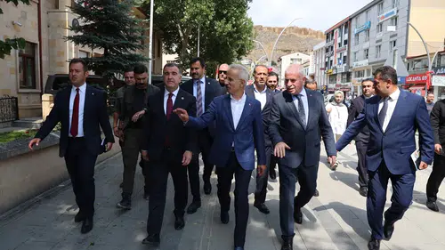 Ulaştırma ve Altyapı Bakanı Uraloğlu, Bayburt'ta konuştu