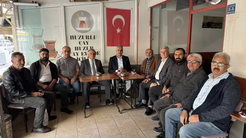 Ahlatcı, Çay Ocağında Vatandaşların Nabzını Tuttu
