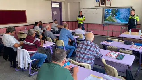 Kargı’da Okul Servis Sürücülerine Eğitim Verildi