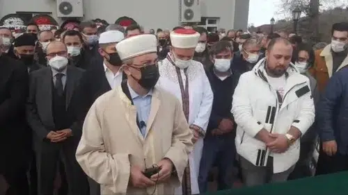 Danıştay Başsavcısı Cevdet Erkan Trabzon'da cenaze törenine katıldı