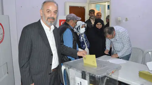 İYİ Parti Havza İlçe Başkanlığına Sayim Çalışkan yeniden seçildi