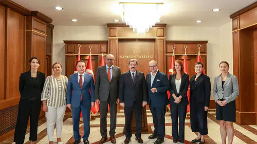 Alman heyetten Vali Tavlı'ya ziyaret