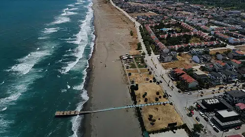 Düzce'de denize girişler yasaklandı